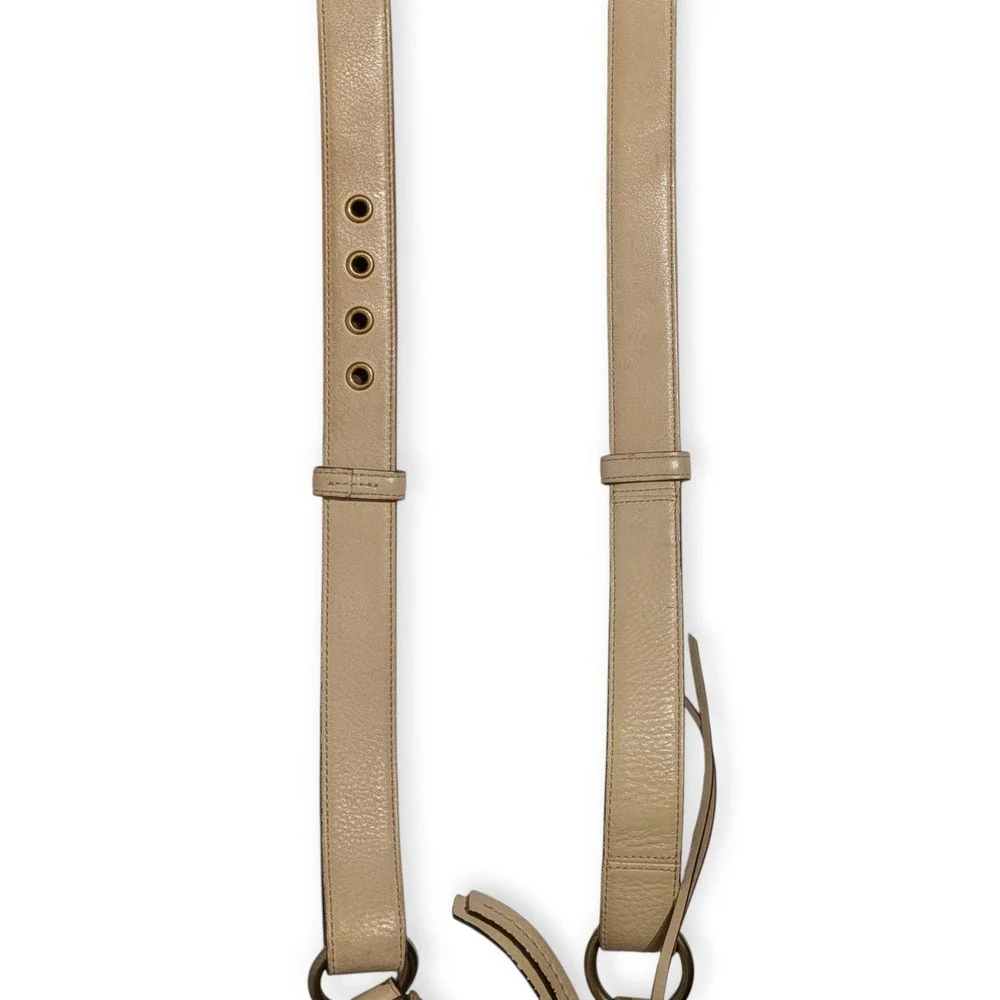 Coach Legacy Slim Duffle Crossbody Bag Tan Leather‎ Folding Strap Y2K Vintage